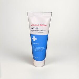 Peach Slices Acne Clarifying Cleanser Deep Cleans & Prevents Acne 4.05oz New